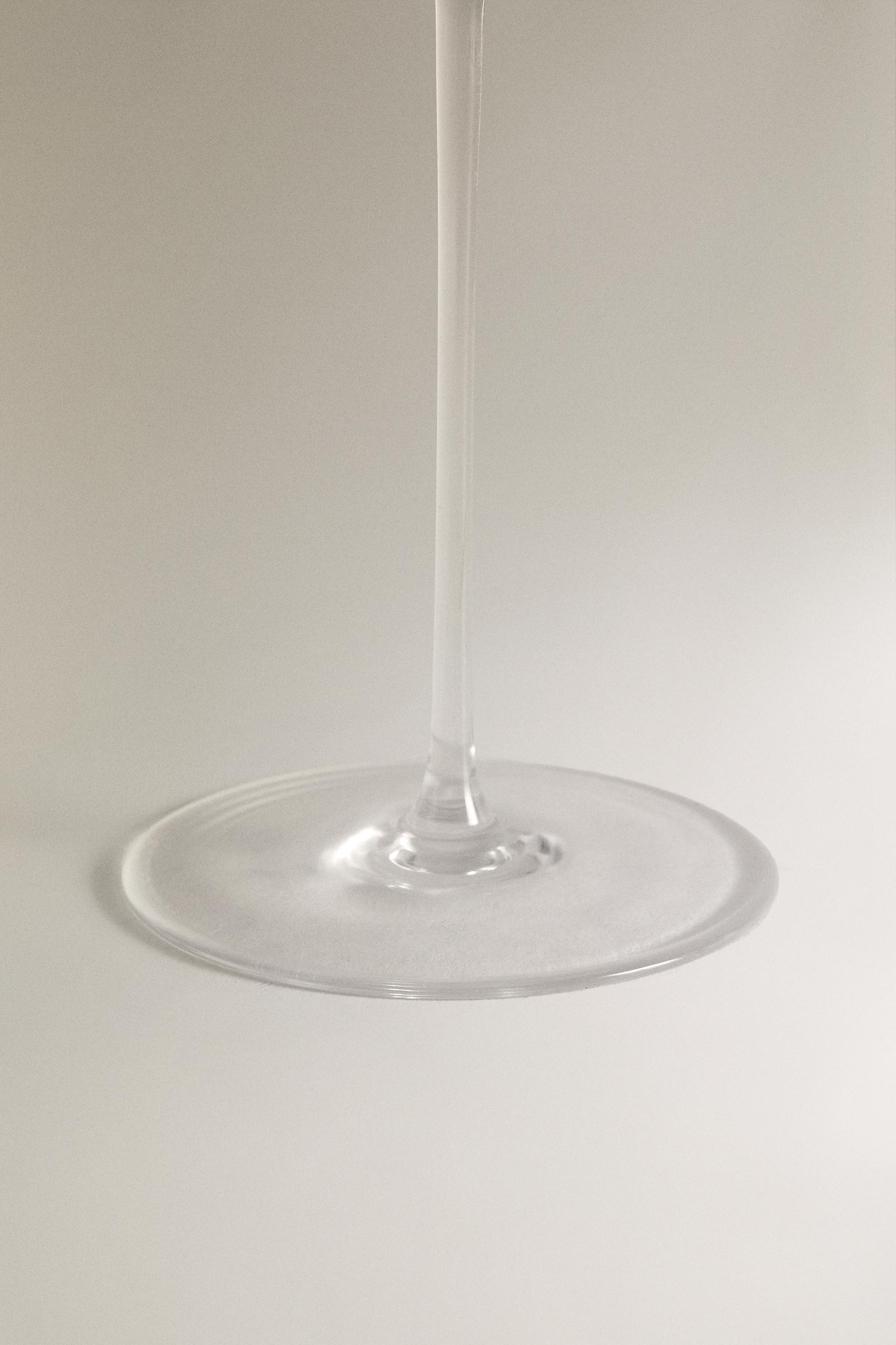 BLOWN CRYSTALLINE SPARKLING WINE FLUTE